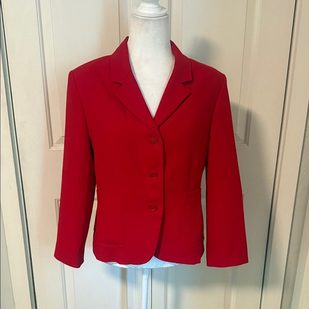 Zara NWOT Vibrant Red Women's Blazer